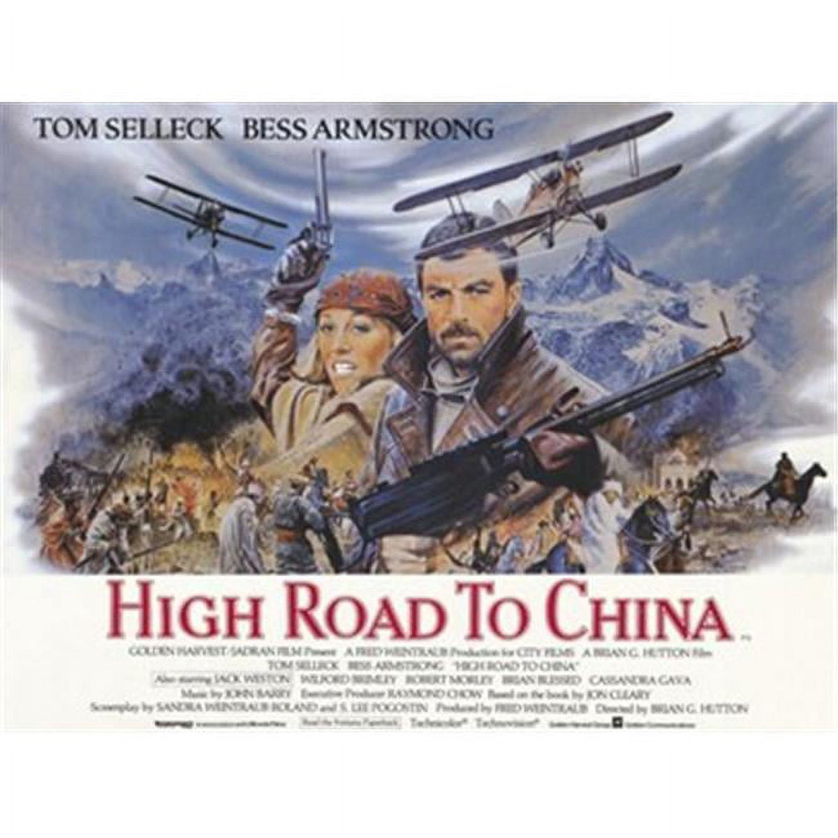 High Road to China movie poster print