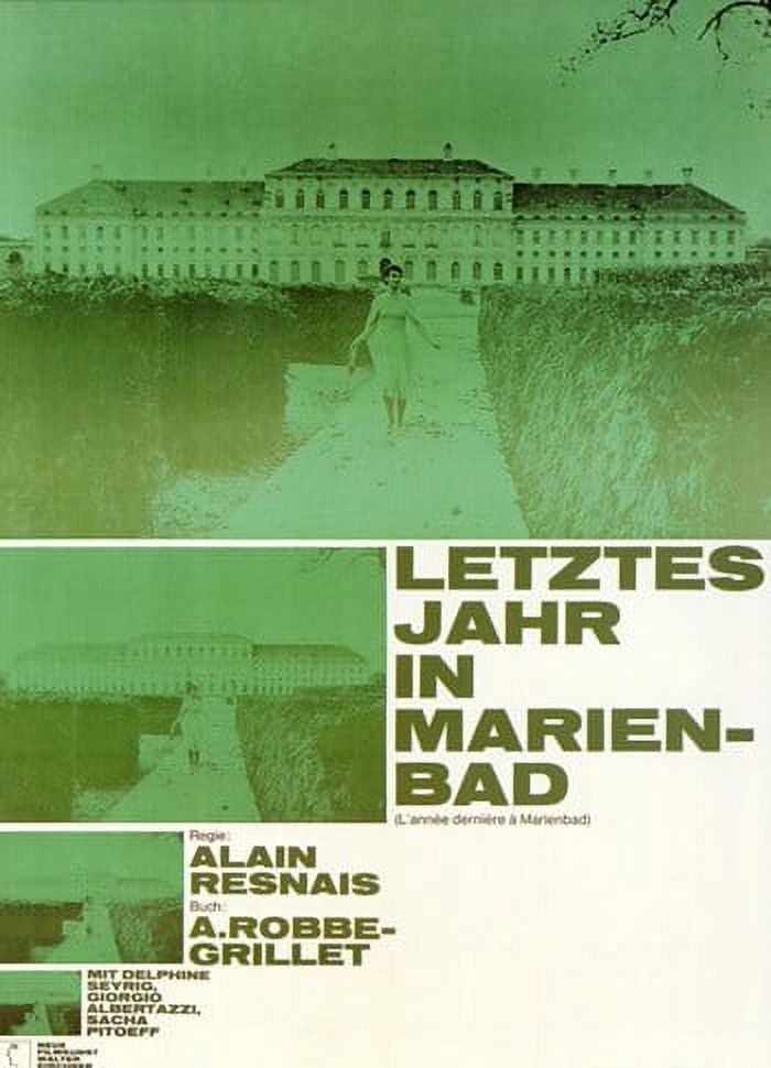Marienbad Movie Poster featuring Anne Dernire in 11x17 size.