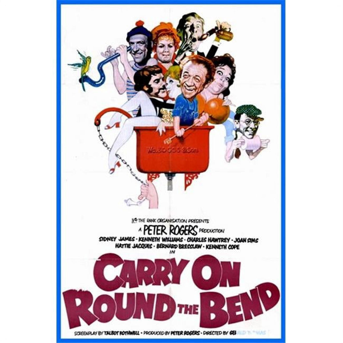 Carry On Round the Bend Movie Poster - 11x17 size