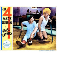 Horse Feathers lobby card movie poster featuring Chico and Harpo Marx.