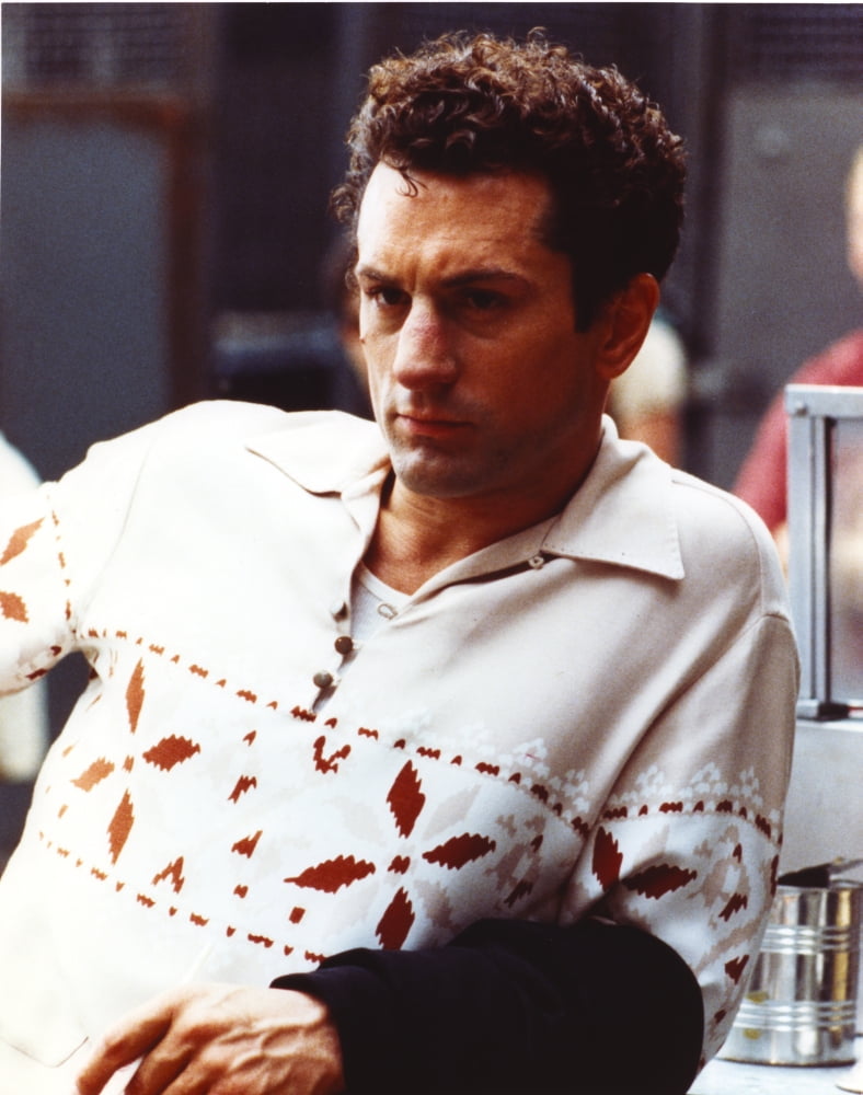 Robert De Niro posed in white sweater photo print