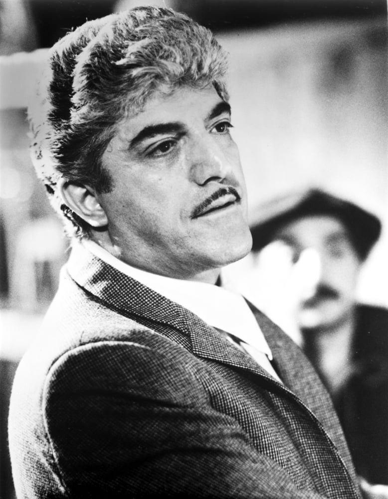 Frank Vincent elegantly posed photo print in coat.