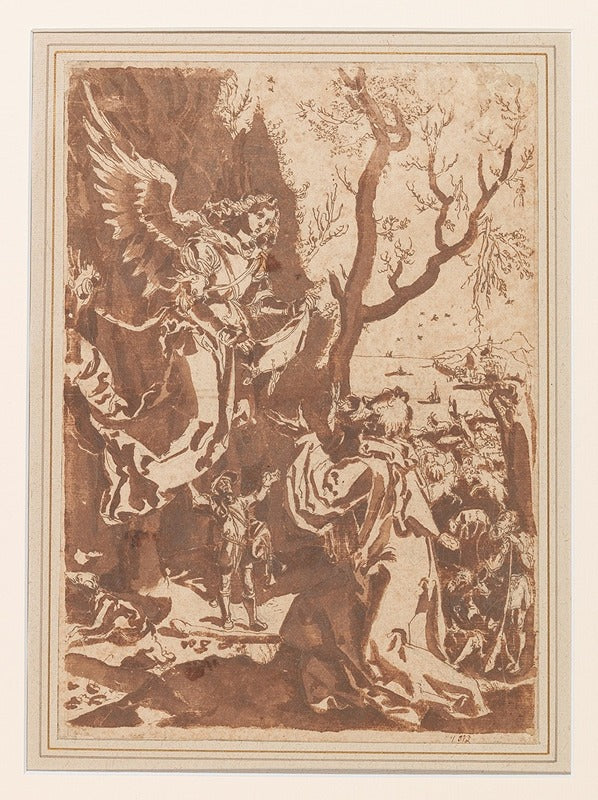 Joachim and the Angel Art Print by Cigoli (Ludovico Cardi)