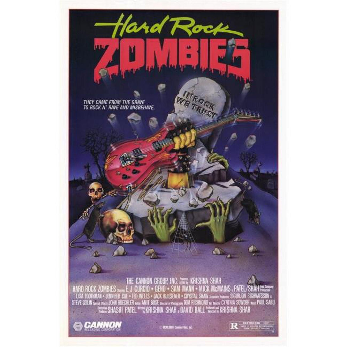 Hard Rock Zombies Movie Poster Print 27x40