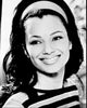 Fran Drescher close-up black and white photo print.