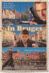 'In Bruges' movie poster print showcasing vibrant imagery.