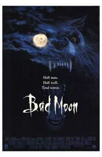 Bad Moon movie poster 11x17 print featuring eerie horror artwork.
