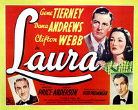 Laura Movie Poster Masterprint showcasing classic cinema art