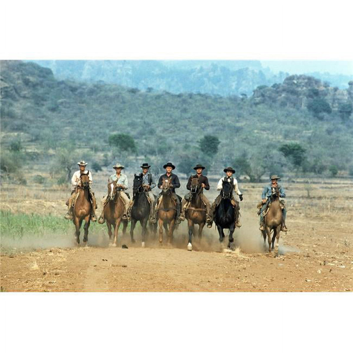 The Magnificent Seven Photo Print showcasing iconic film characters.