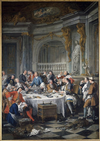 Jean Francois De Troy French School Poster Print - 18x24