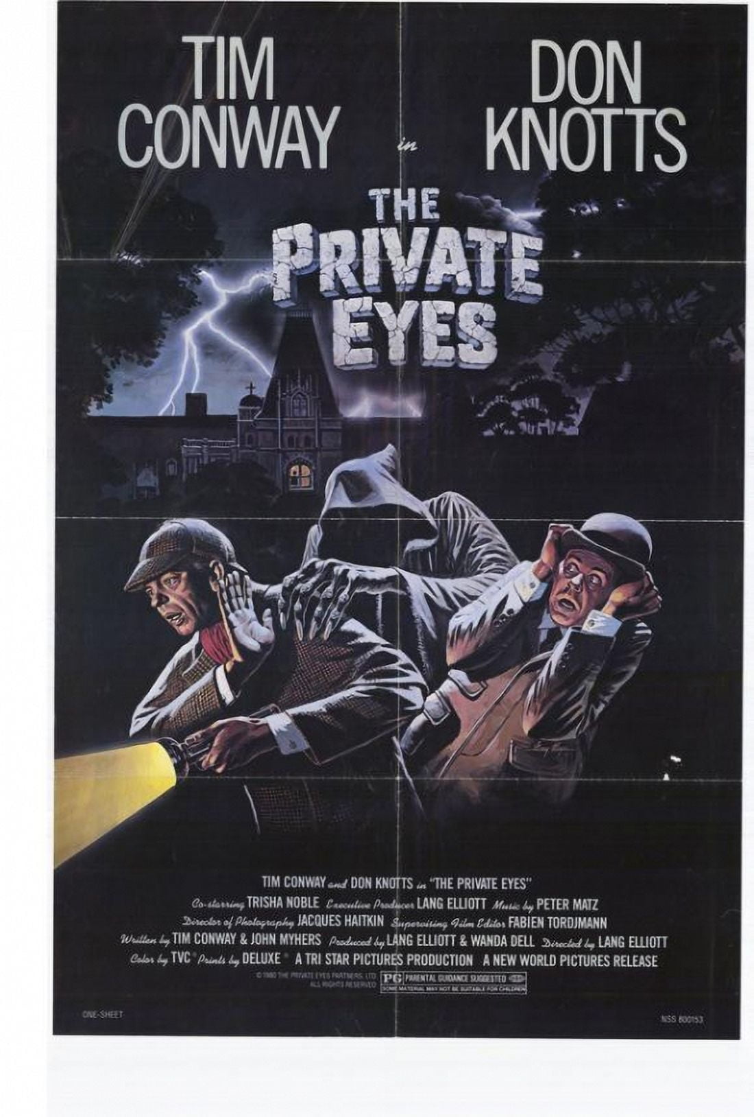 The Private Eyes Movie Poster Print 27x40 - Classic Cinema Art