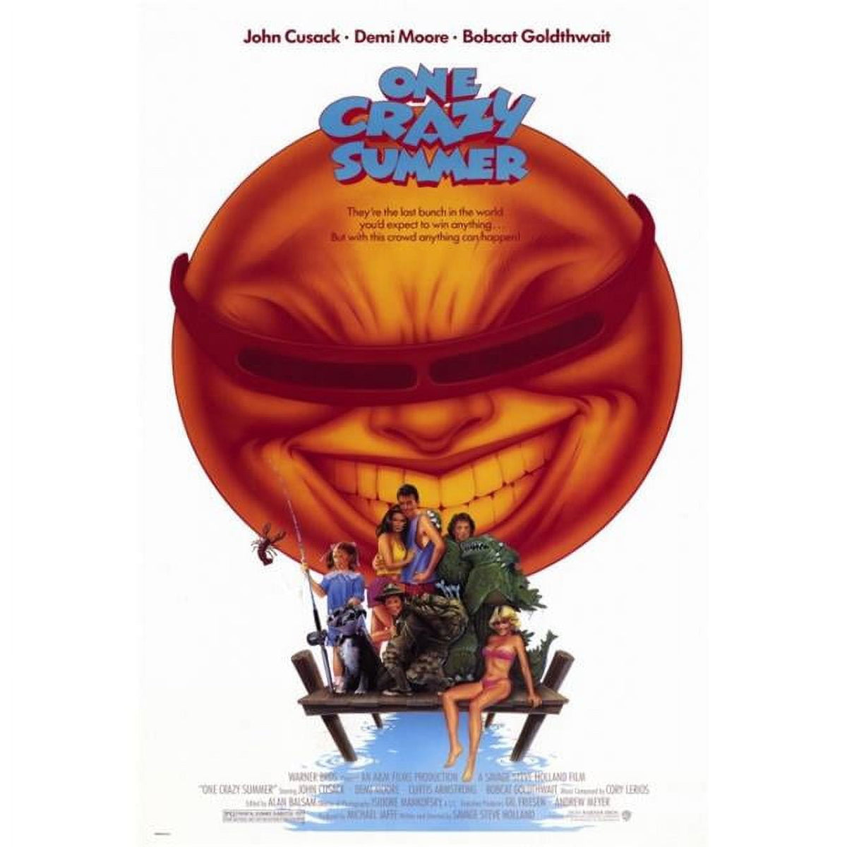One Crazy Summer movie poster print featuring vibrant scenes from the film.