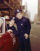 Fred Gwynne in police uniform photo print, classic TV memorabilia.