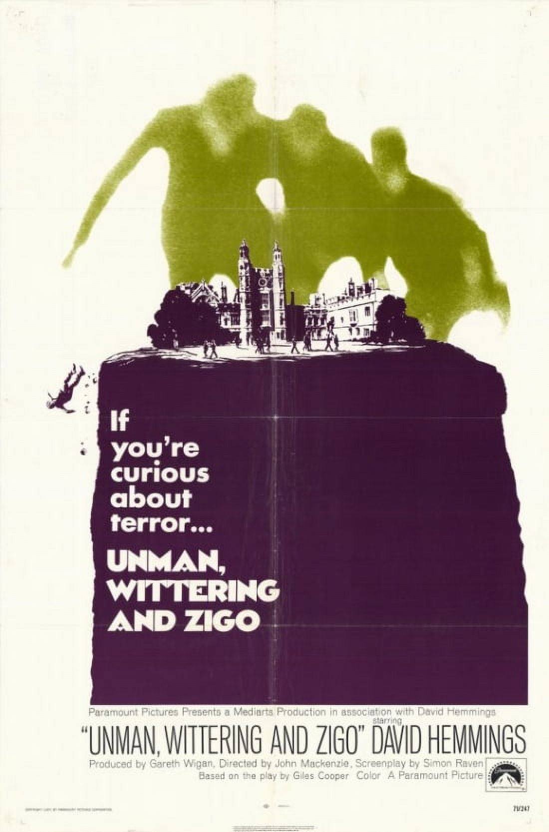 Unman Wittering and Zigo Movie Poster 11x17