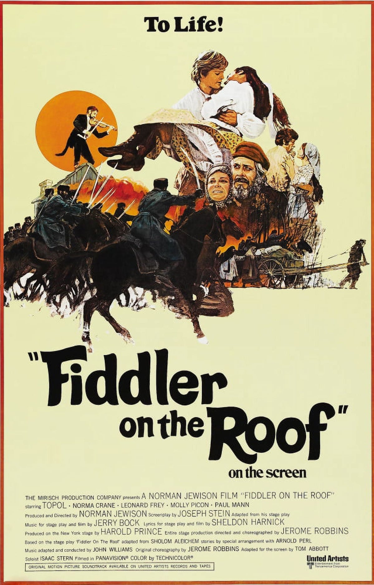 Fiddler On The Roof Movie Poster Masterprint 11x17
