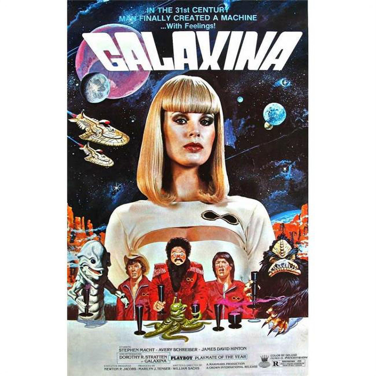 Galaxina Movie Poster Print - Classic Sci-Fi Art (27x40)