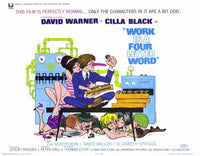 Work is a Four Letter Word Movie Poster - 11x14 print