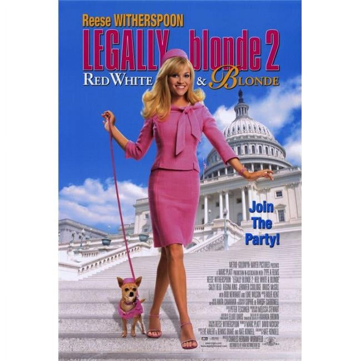 Legally Blonde 2: Red, White & Blonde movie poster print featuring Elle Woods.
