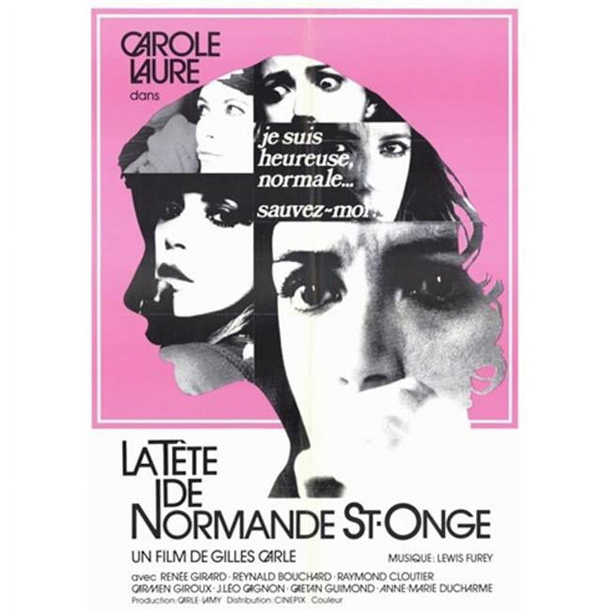 La Tete De Normande St Onge movie poster in 11x17 size.