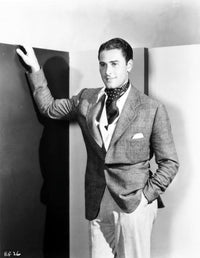 Errol Flynn classic photo print capturing Hollywood's golden age.