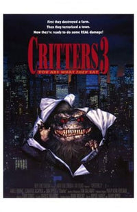 Critters 3 Movie Poster in 11x17 size, showcasing a classic horror-comedy film.