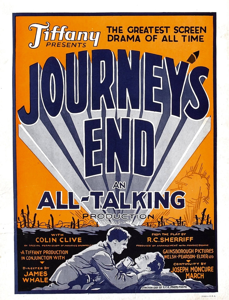Journey's End 1930 Movie Masterprint Poster Window Card