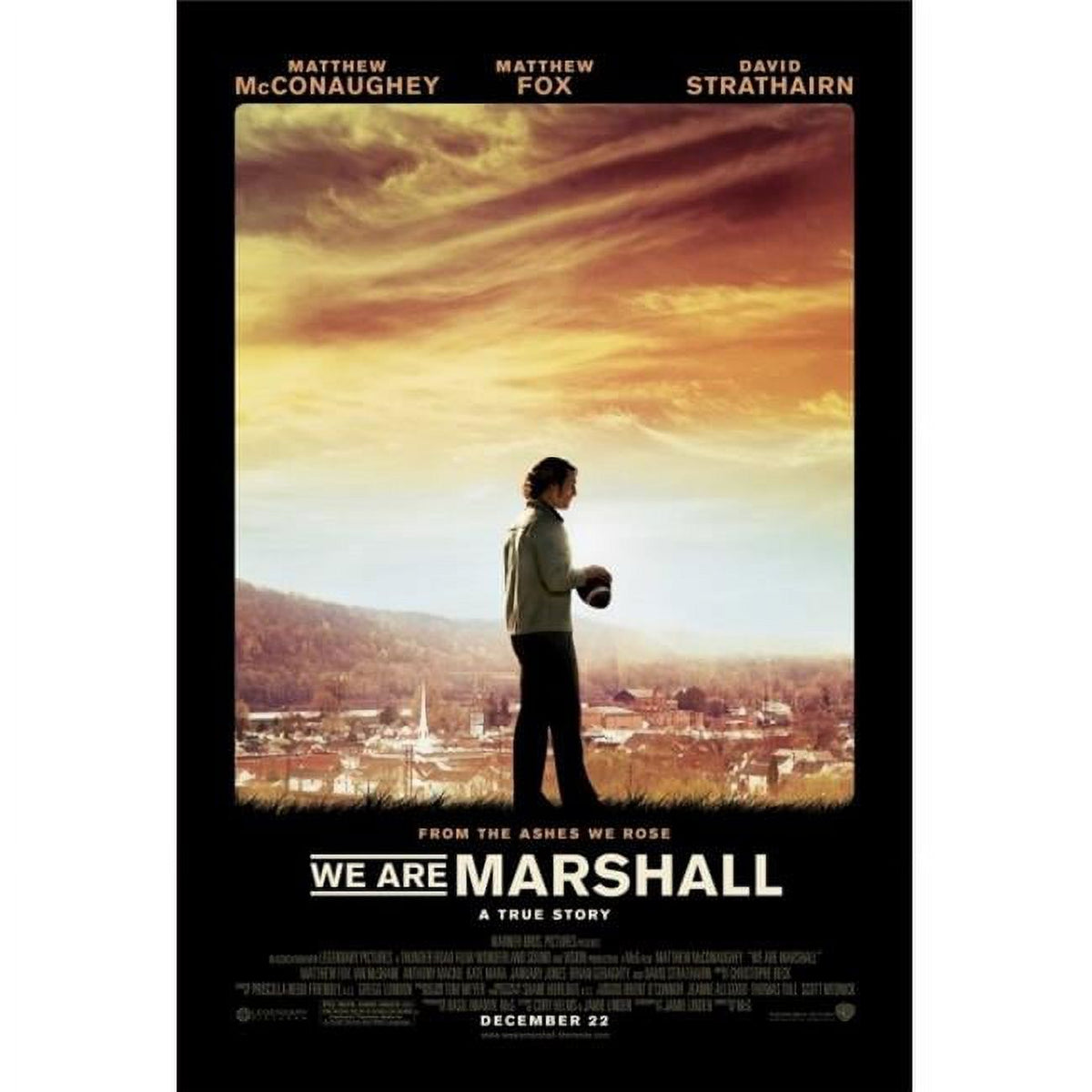 We Are Marshall Movie Poster Print 27x40 - Inspirational Film Art