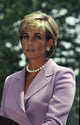 Princess Diana iconic photo print showcasing her elegant smile.