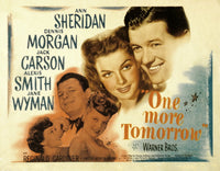 One More Tomorrow movie masterprint poster featuring Jane Wyman and Jack Carson.