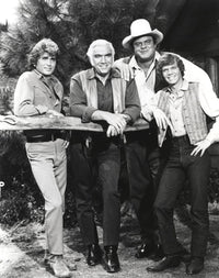 Bonanza black and white group portrait photo print