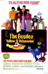 Yellow Submarine Movie Poster 11x17 - Colorful Beatles Art