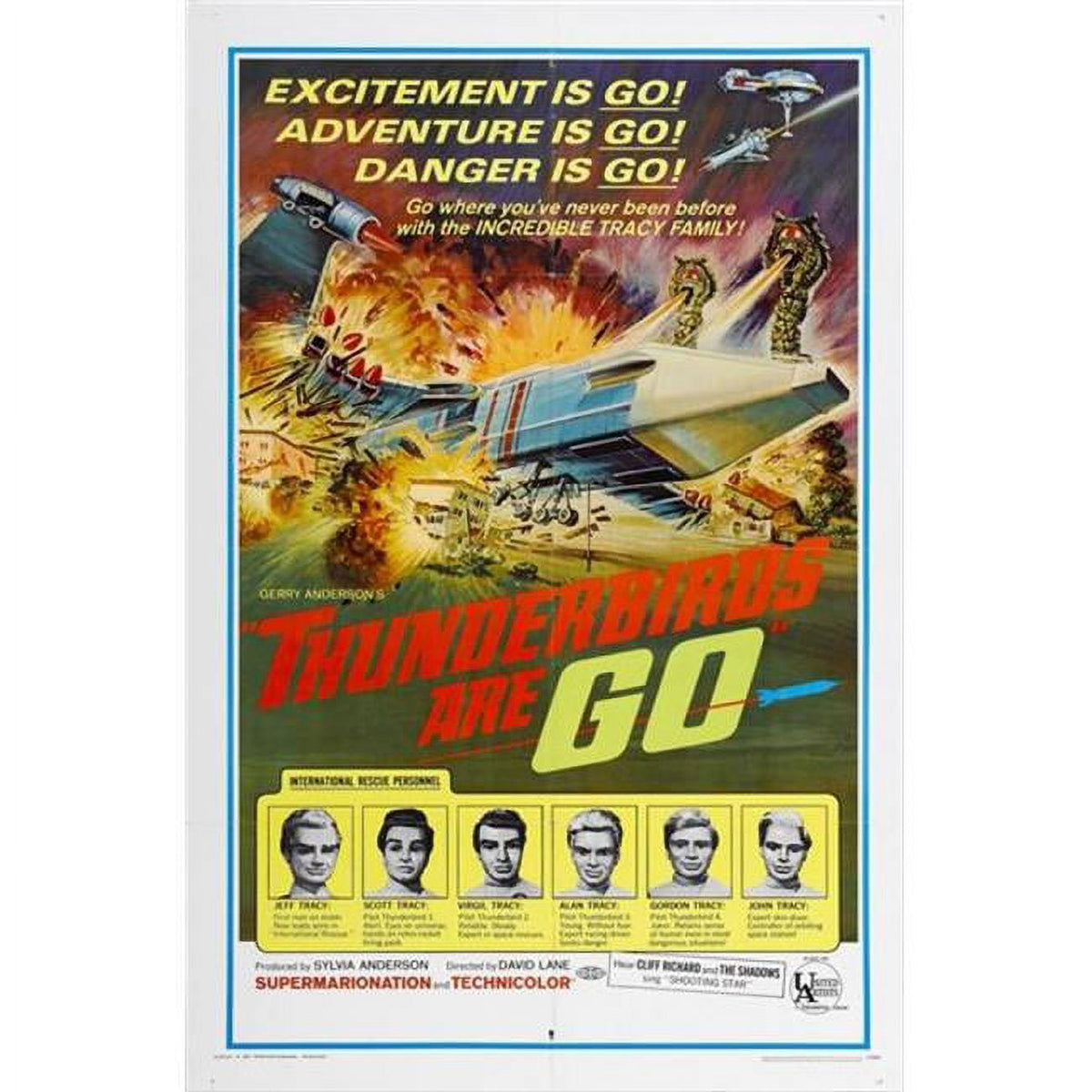 Thunderbirds Are Go Movie Poster Print 27x40