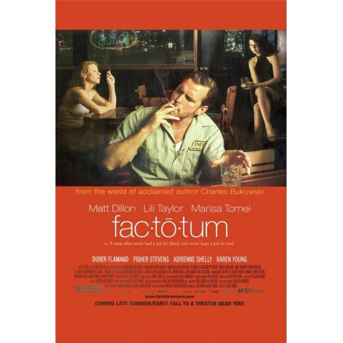 Factotum Movie Poster Print 27x40 - vibrant film art