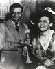 Billie Holiday smiling in formal suit photo print