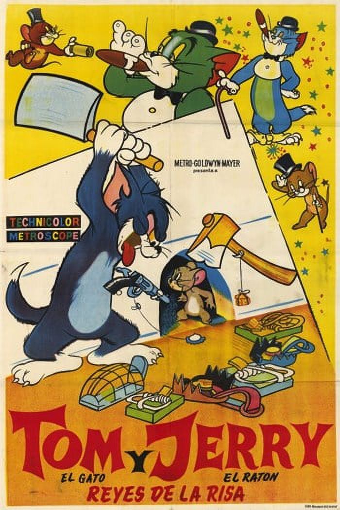 Tom and Jerry Movie Poster 11x17 - Classic Animation Art