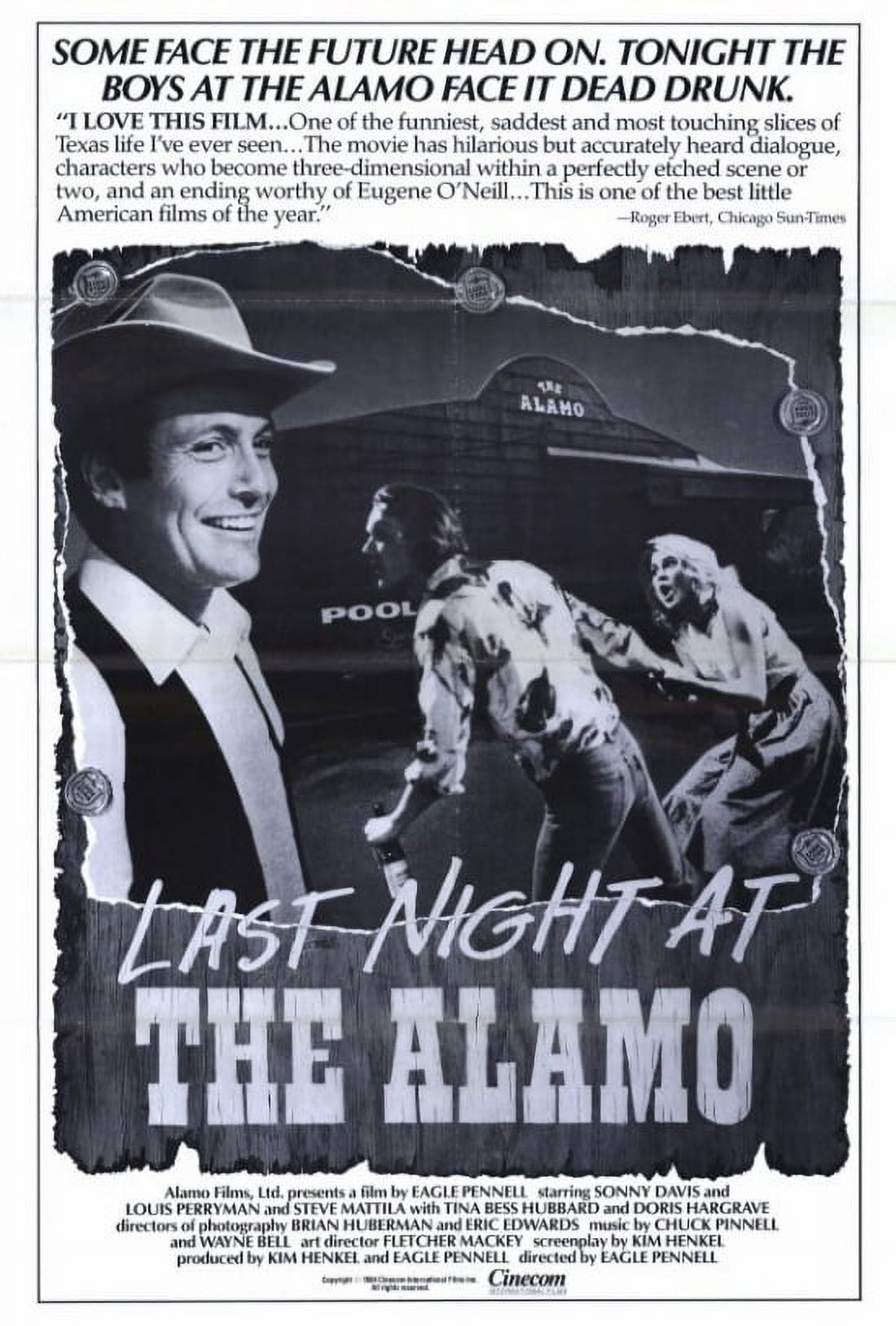 Last Night at the Alamo Movie Poster Print 27x40