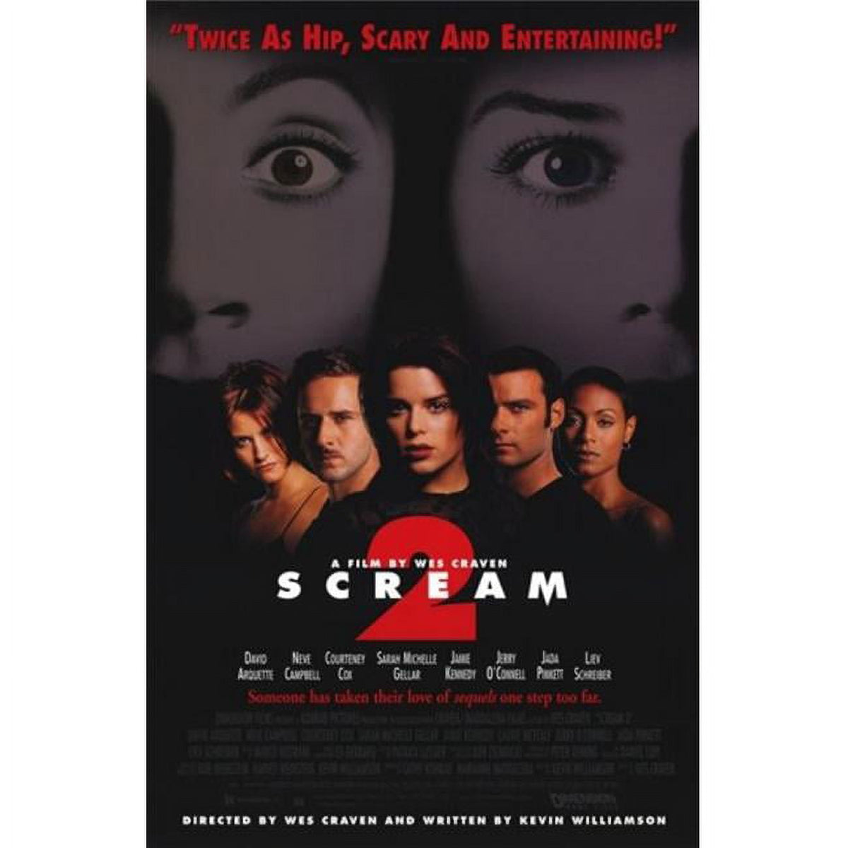 Scream 2 Movie Poster 11x17 print featuring iconic horror imagery.