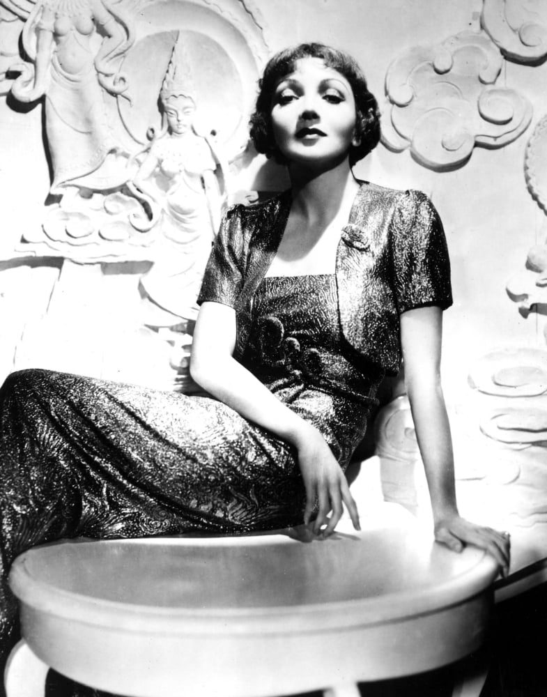 Claudette Colbert vintage photo print from the 1930s