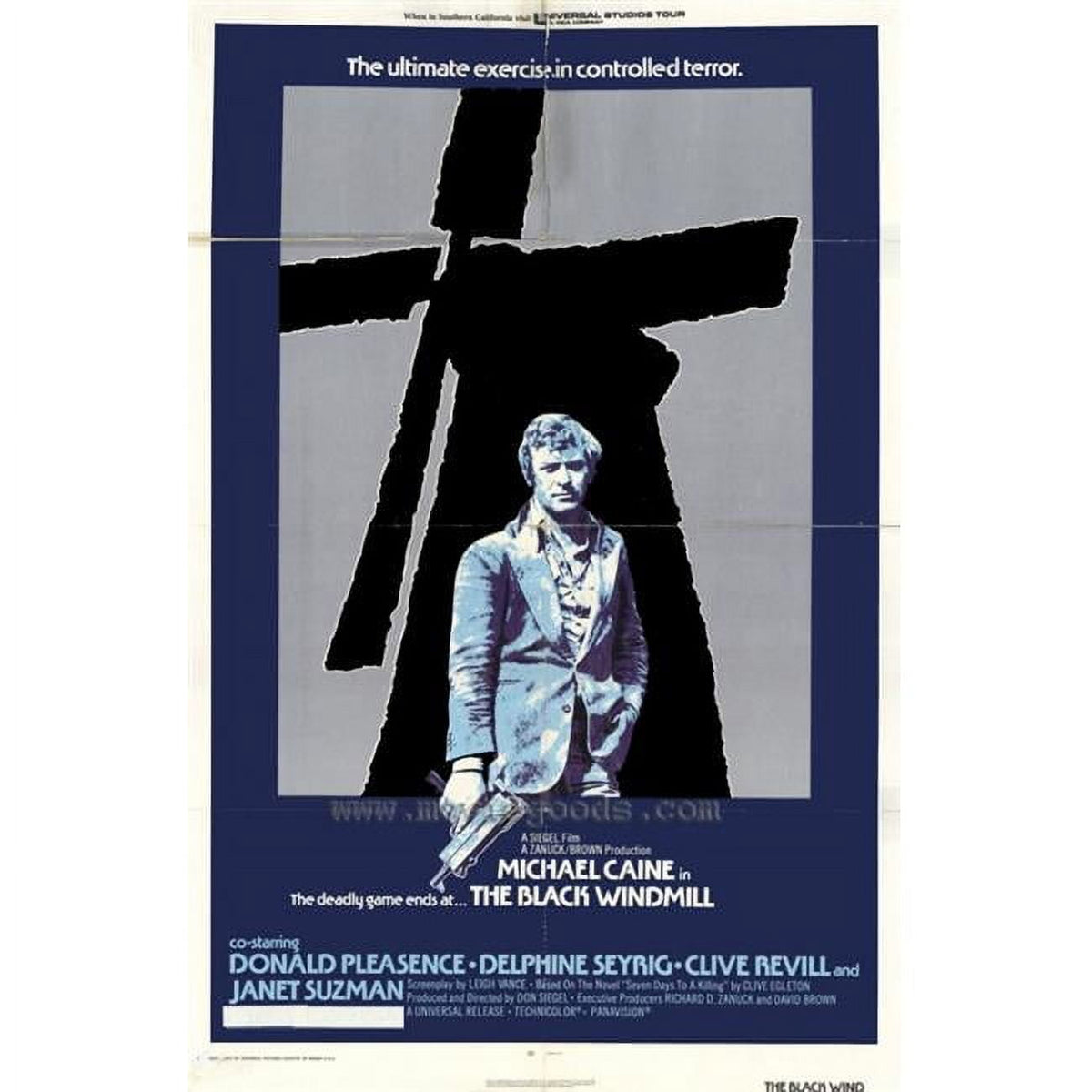 The Black Windmill movie poster print in 27x40 size.