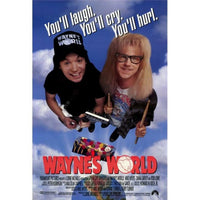 Wayne's World Movie Poster Print featuring iconic characters and scenes.