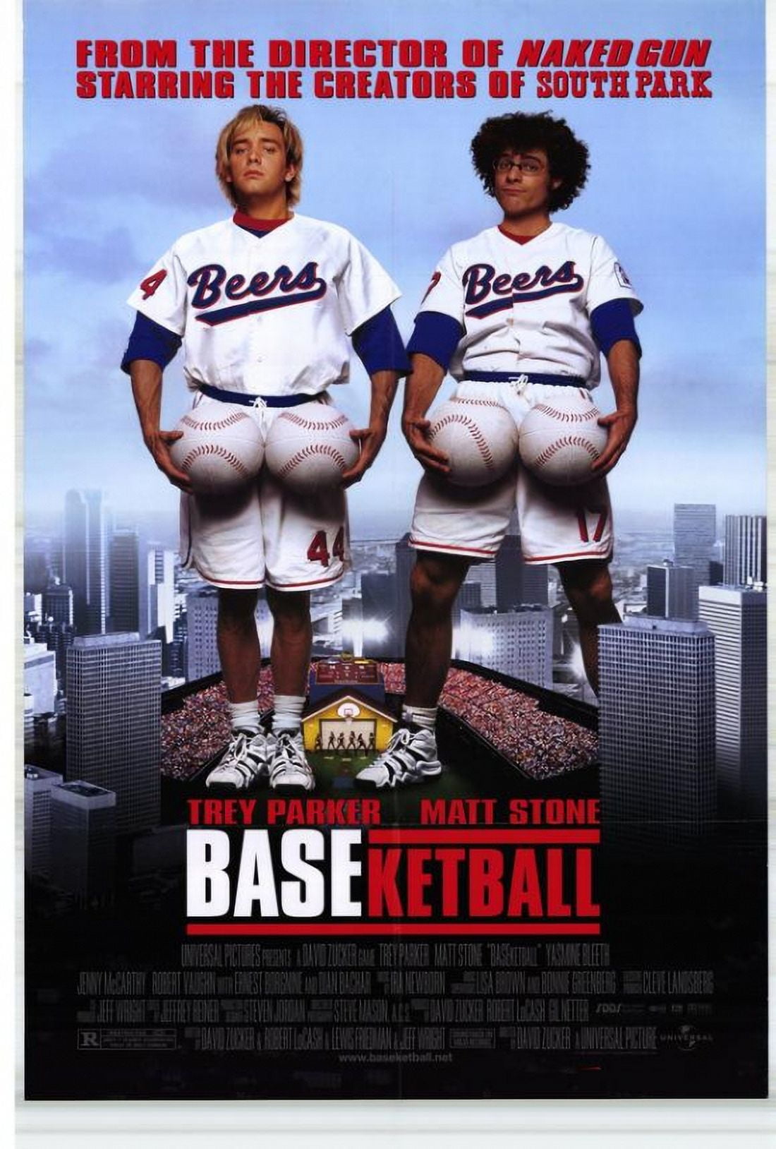 BASEketball Movie Poster - 11x17 print featuring vibrant colors and fun design.