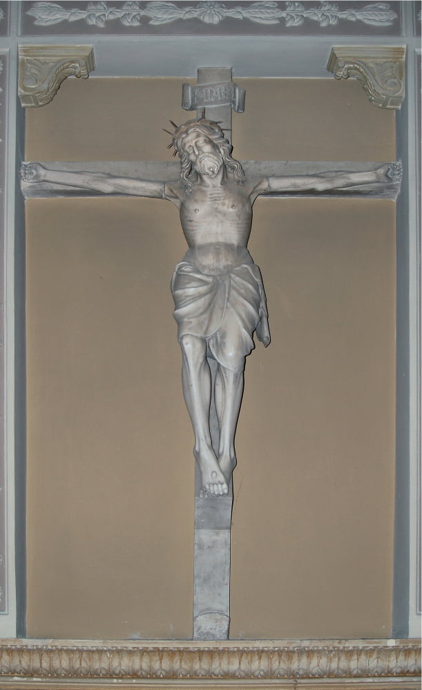 15th Century Italian Crucifix Poster Print - Jacopino Da Tradate