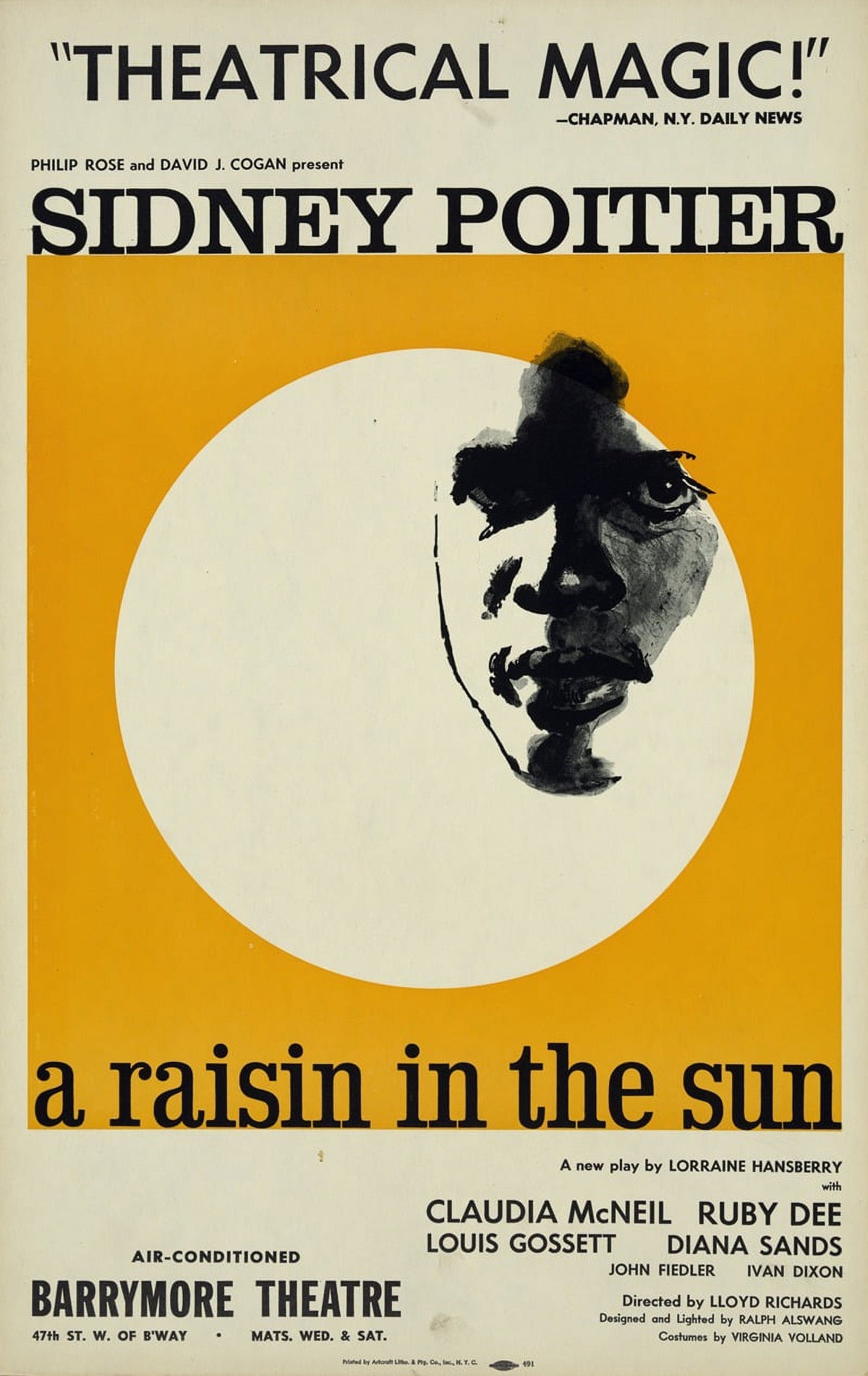 A Raisin in the Sun 1959 Movie Poster Print - Classic Film Art