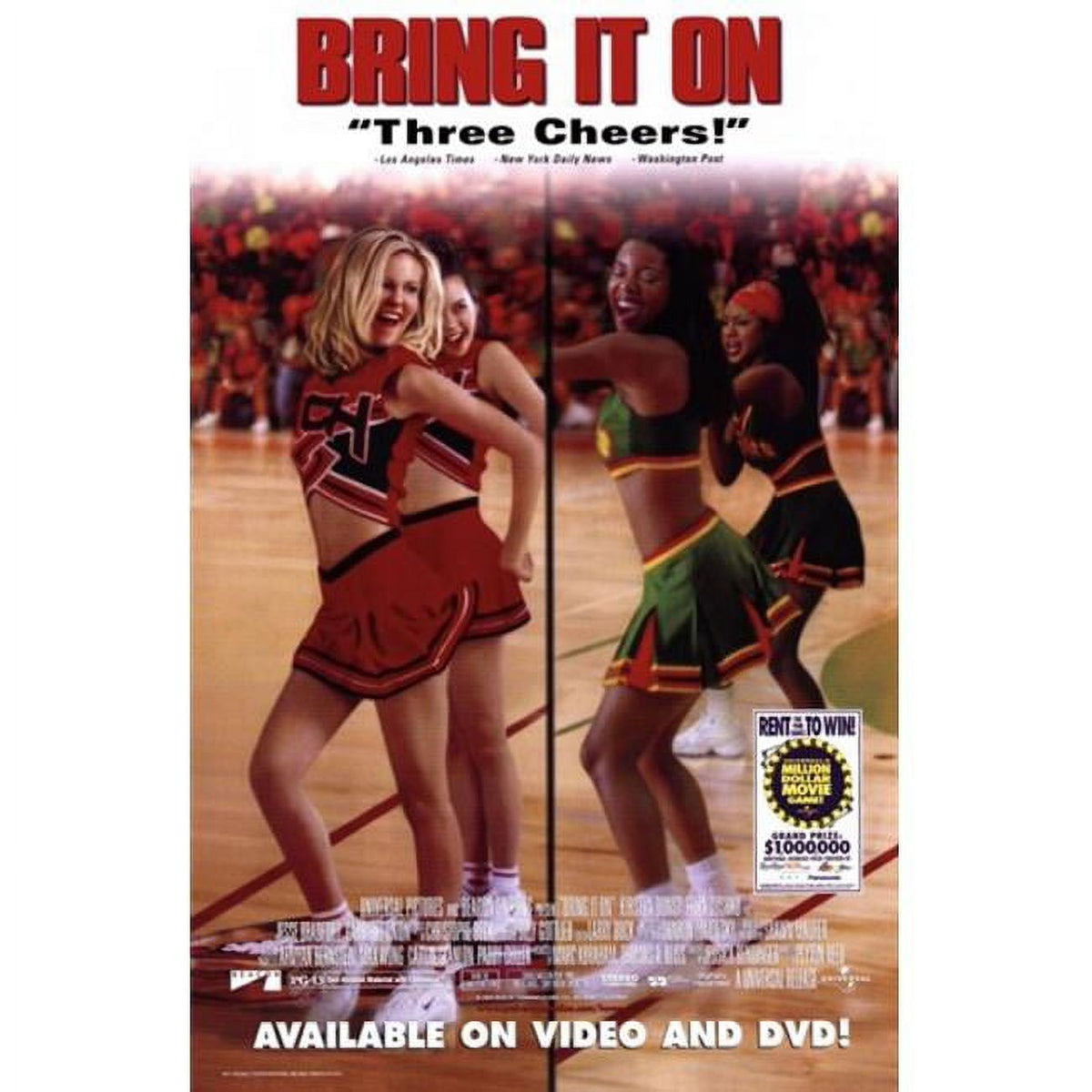 Bring It On Movie Poster 11x17 - Cheerleading Film Decor