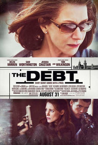The Debt Movie Poster 11x17 print featuring dramatic cinematic artwork.