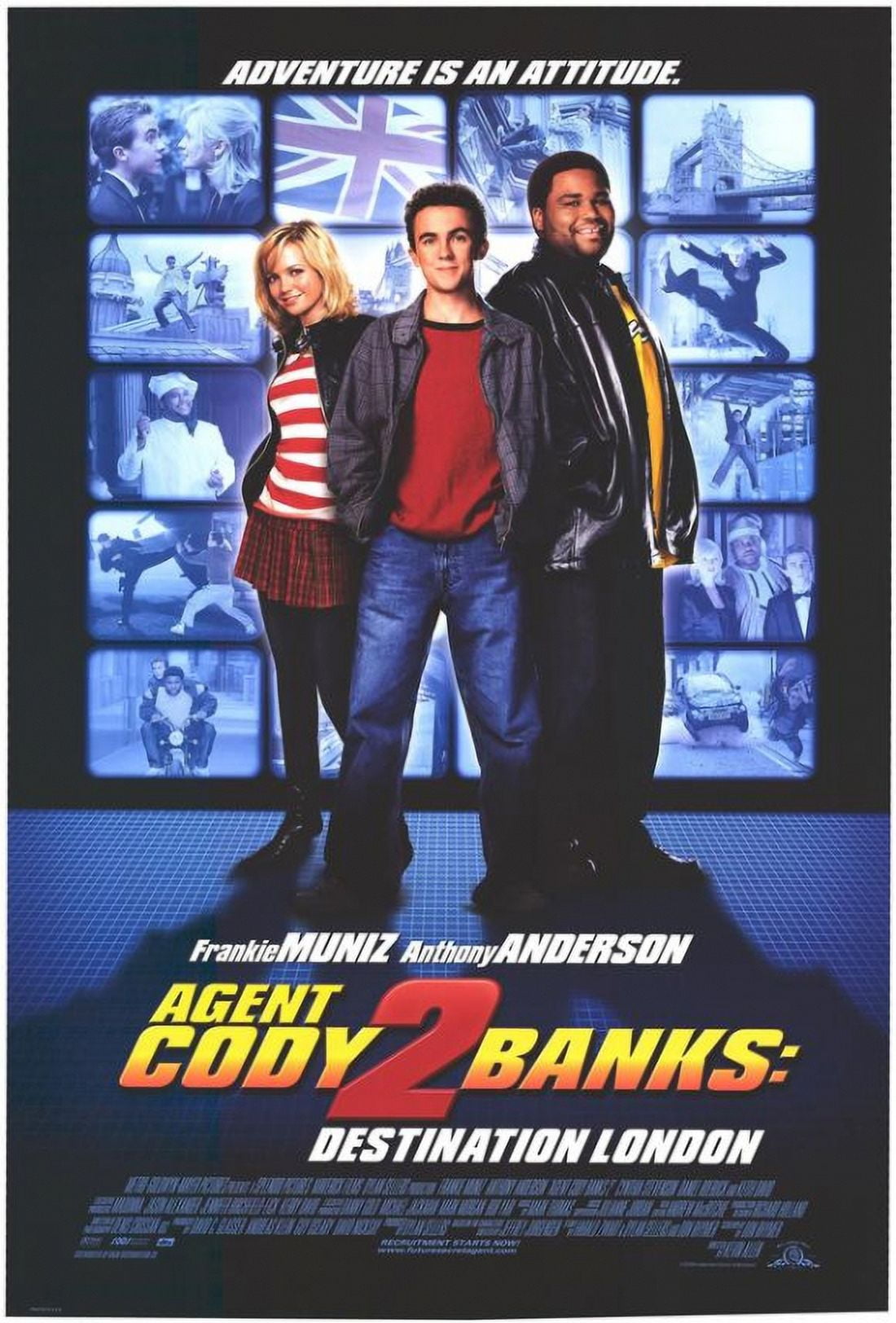 Agent Cody Banks 2 Destination London Movie Poster 11x17