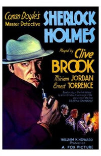 Sherlock Holmes Movie Poster - 11x17 art print featuring classic detective imagery.