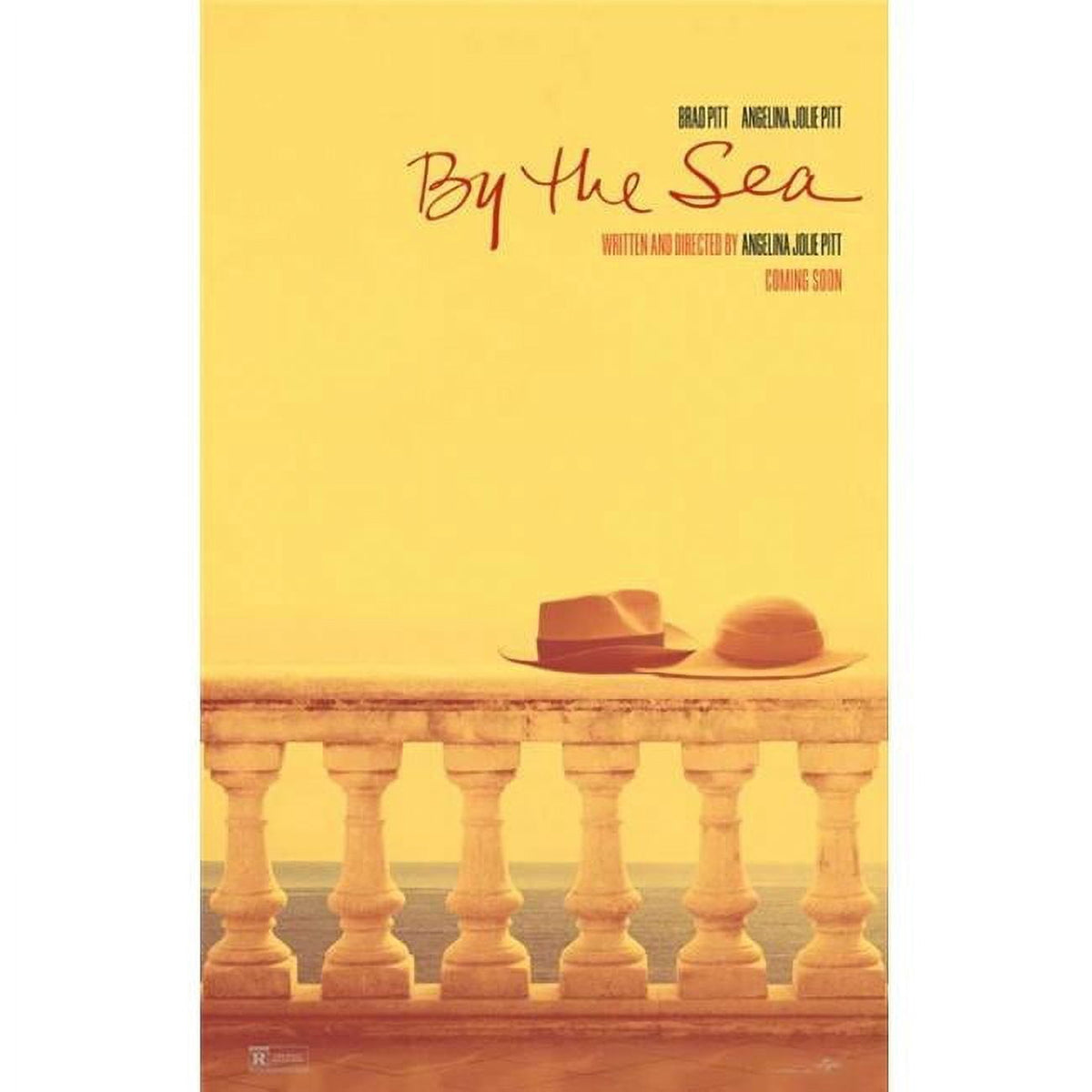 By the Sea Movie Poster 11x17 print showcasing serene ocean imagery.