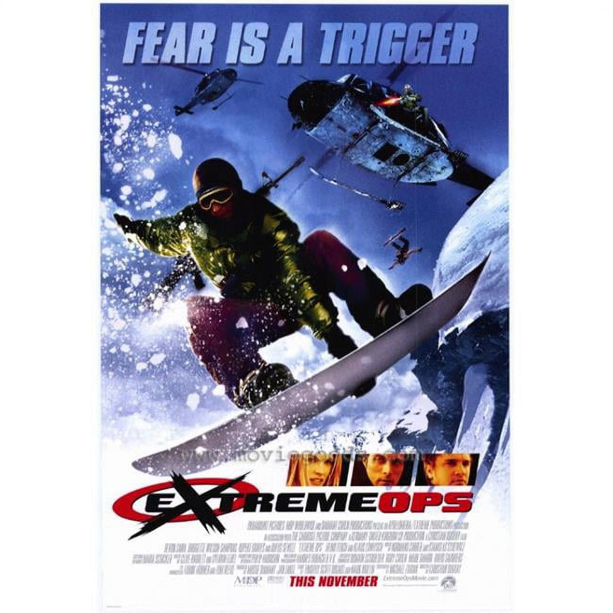 Extreme Ops Movie Poster Print 27x40 - Action-packed film poster.