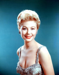 Mitzi Gaynor classic headshot photo print, 8x10, vibrant details.